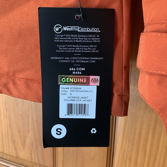 NWT 686 Janet color block jacket size small - Picture 3 of 5